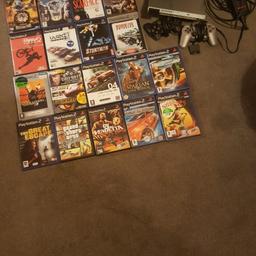 good working condition 2 controller 1 memory card and around 15 games