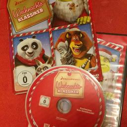 Neuwertiges DVD von Dreamworks mit 3 Filmen:
1. SHREK - Oh Du Schreckliche
2. Fröhliches Madagaskar
3. Kung Fu Panda

NP: €16,-

Übergabe 2130 Mistelbach.