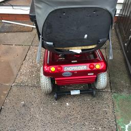 Mobile scooter hardly used in good condition comes with power lead
