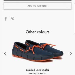 Men blue/Orange loafers .Excellent condition.
size 11