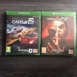 Project cars 2
Tekken 7
Brand new
One still in wrapping, none have been used
£7 each or both for £10
