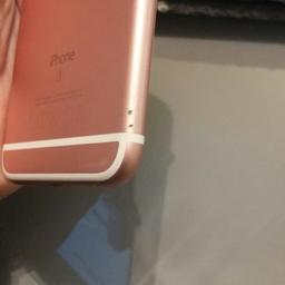 iphone 6s rosegold on vodafone. has a little crack where home button is and tiny little marks as shown in photos. this does no effect the phone what so ever. there is no box or charger. and its been all reset. buyer must collect.