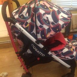 Very good condition other than some marks on the shoulder strap under the chest pad, has rain cover 
Collect only from Dover
Will consider a swap for a parent facing pram :)