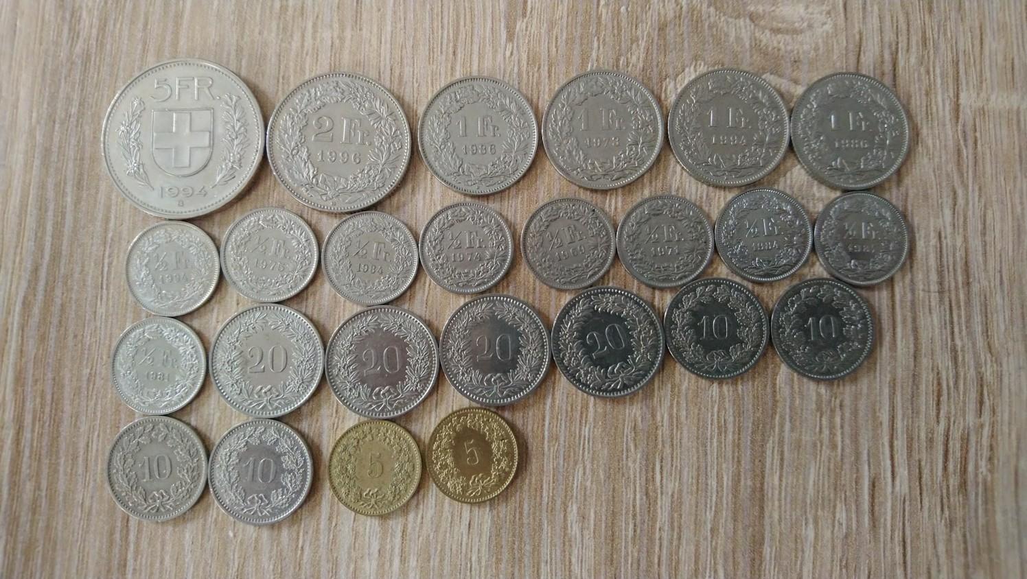 Biete Schweizer Franken zum tauschen an in 67063 Ludwigshafen am Rhein für 15,00 € zum Verkauf
