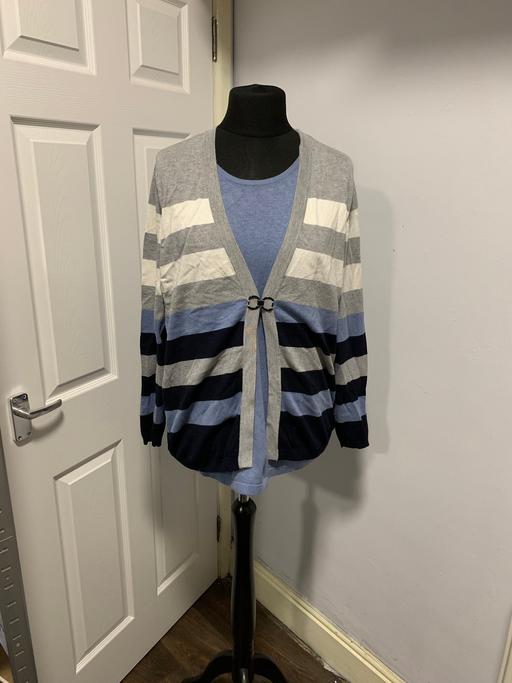 Buy & Sell West Midlands Birmingham - Photos for Ladies blue striped jumper size L new