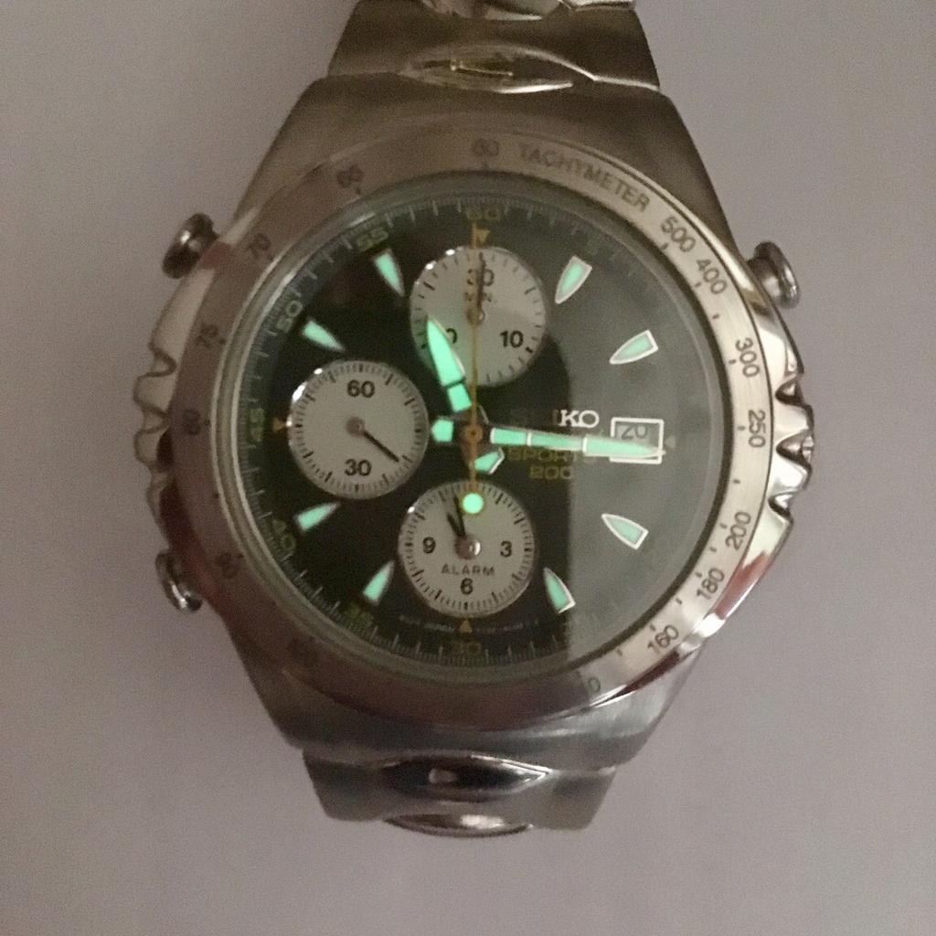 Wristwatch By Seiko Chronograph. in B69 Sandwell f r 110 00 zum