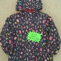 Great Condition
Age 8 yrs
Equestrian Wear
Pink Fleece Lining with Zip and Presstuds
Horse Print Design with Hood
Washed and ready to go
No rips or marks
Smoke Free Home
Collection Saltergate Chesterfield