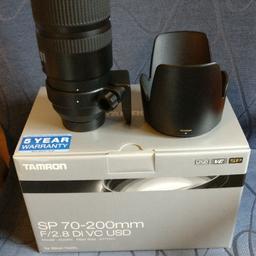 USED.
SLIGHT WEAR AND TARE SCRATCHES
BOX.
LENS PROTECTIVE COVER.
LENS HOOD AND BRACKET.
GREAT EVERYDAY LENS

I'VE HAD AN OFFER SO IF YOU WANT IT YOU'D BETTER BE QUICK! **SENSIBLE OFFERS**

*BUYER COLLECTS*