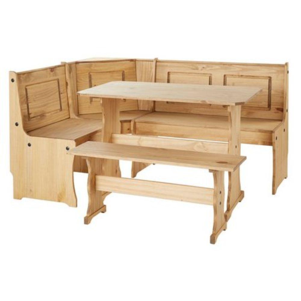 6 Seater Corner Bench Solid Pine Dining SET in M350BN Failsworth for £