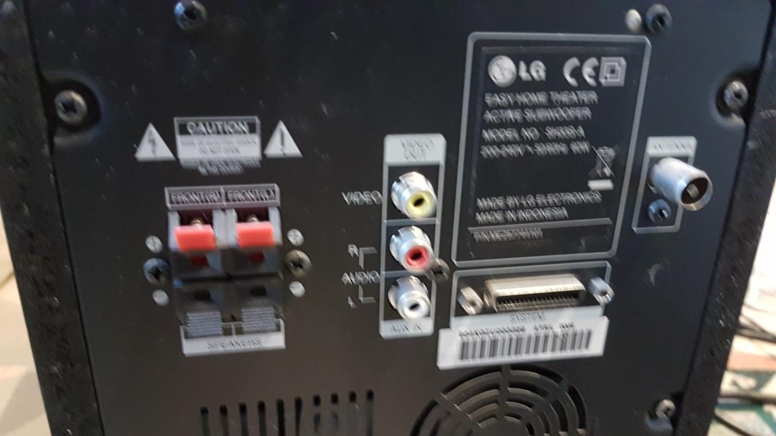 LG easy home theater active subwoofer sh33sa in SP3 Dinton for £10.00 for sale Shpock