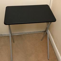 Fold away table, ideal for use as storage saving desk. Lightweight and in excellent (as good as new) condition. Collection only from Thornton Heath/Croydon.