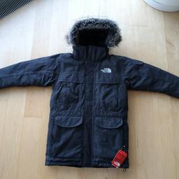 New North Face Mc Murdoch Parka with tags. Unwanted Xmas present. Worn out once. Very very warm jacket, it's just not my style. Size small but I'm 6 ft and always wear medium and it fits perfectly with a hoodie underneath. A big small basically. RRP £360

If you have any questions please ask.