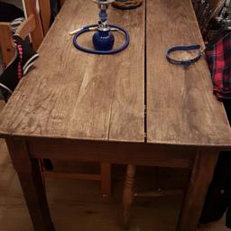 oak table and wooden chairs needs to go asap open to offers