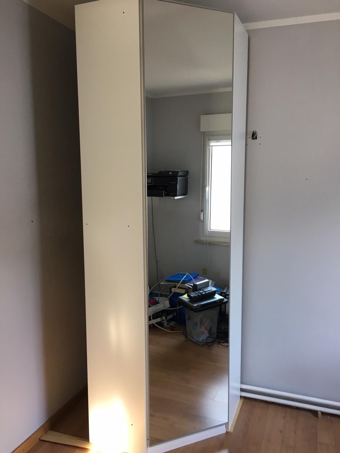 IKEA PAX Eckschrank mit Spiegeltür in 67549 Horchheim für € 140,00 zum ...