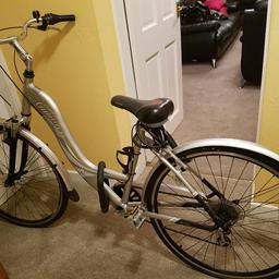This Bicycle has hardly been used and almost new. Bought this 3 years ago and it has been in my Garage, as I mainly use my foldable bike. 18" alloy Frame, 7 gears, mudgard, middle stand, bell etc. It is a lovely bike and am sad to see it go. Grab yourself a bargain. Collection only.