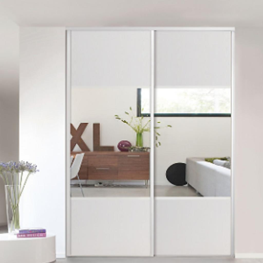 Valla Mirrored White Sliding wardrobe door in M18 Manchester for £50.00 for sale Shpock