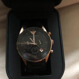 Mens armani watch
Rrp £120
Links included
Will need batteries
Reasonable offers accepted