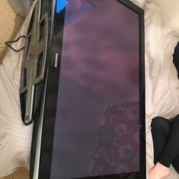 50” tv works fine has touch buttons on the side