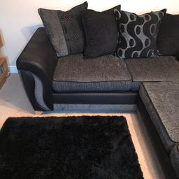 Corner sofa from dfs .. upgraded foam seats so will never go flat, bought 2 years ago, but sadly doesn’t fit in our new house.  (Will be available in approx 4 weeks, when new sofa comes)  in excellent condition very comfy sofa .. comes with footstool that also has storage viewing welcome