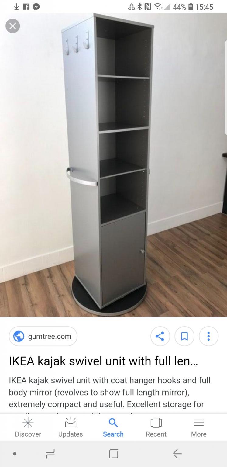 Ikea kajak store rotating cabinet