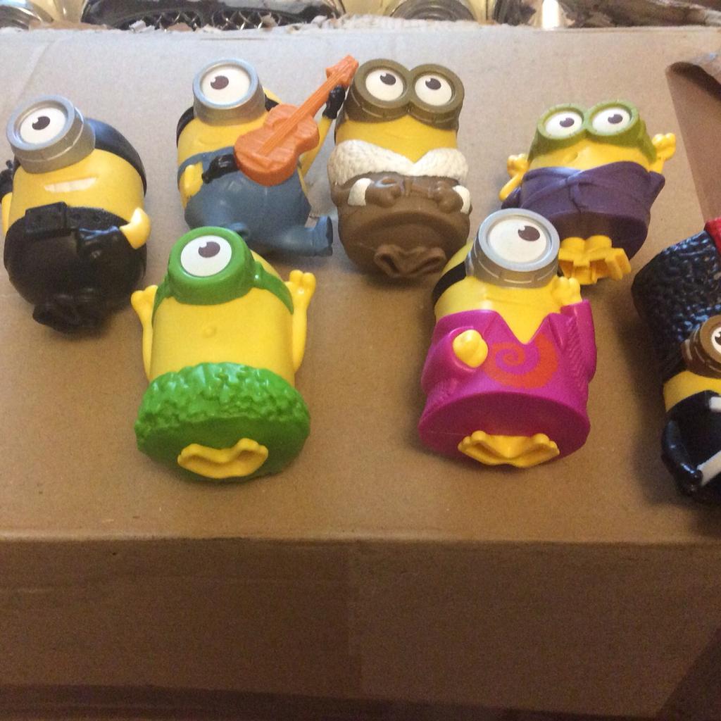 Job lot of 7 McDonald’s minions figures. In used condition. To put some money into the children’s money pot.