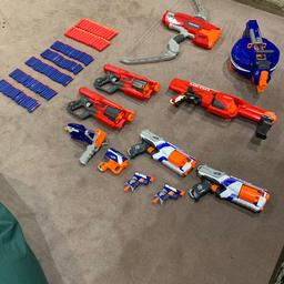 Nerf guns and tonnes of ammo! All in working order and great fun for big kids too!