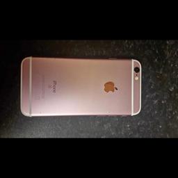 I phone 6s rose gold. Crack across the screen which is only visible at a certain angle and small crack in corner as seen in picture. Otherwise great condition. Only getting rid as I had an upgrade. I have the box if wanted but no charger. £150