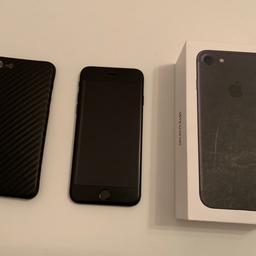 Verkaufe:
iPhone 7 128 GB schwarz 
Gebraucht, aber in gutem Zustand 
A1 Simlock 

Preis bei Selbstabholung