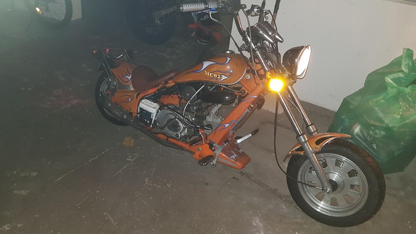 Mini Chopper 50ccm inkl.Strassenzulassung in 5280 Braunau am Inn for €950.00 for sale Shpock