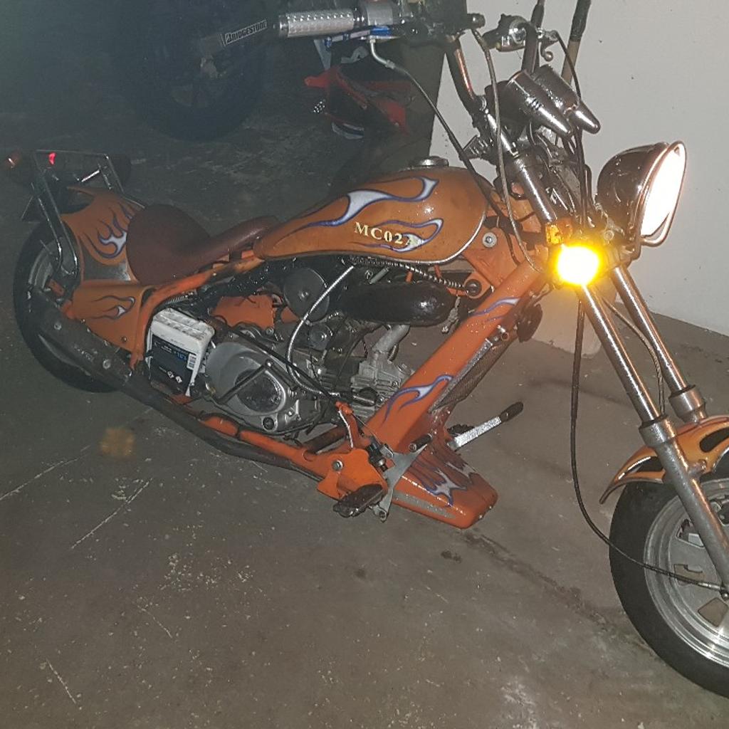 Mini Chopper 50ccm inkl.Strassenzulassung in 5280 Braunau am Inn für 950,00 € zum Verkauf