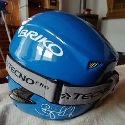 Ski Helm mit neuer Brille, unbenutzt und Neuwertig. Für Kopfumfang ca. 56 cm.
