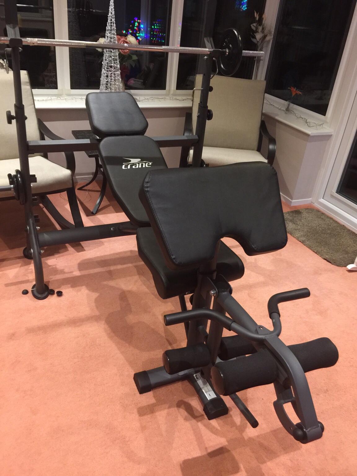 Crane weight bench sale