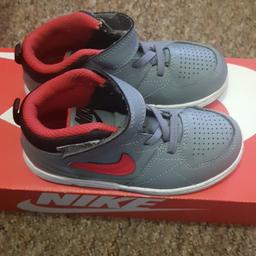 Grey/ Red toddler trainers 
very good condition 
Size 9.5