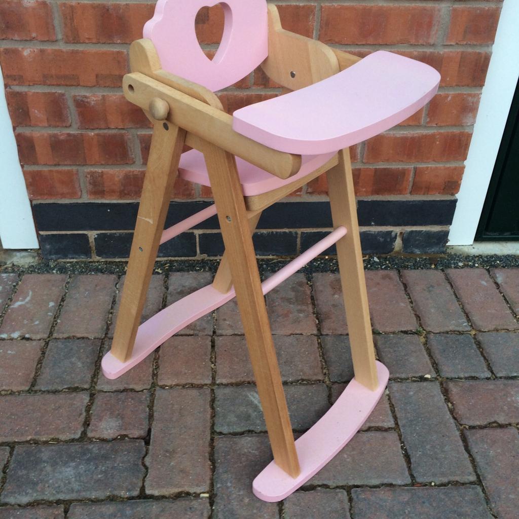 John Lewis Wooden Dolls High Chair in DE56 Valley for 5.00 for