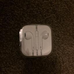 iPhone headphones in package