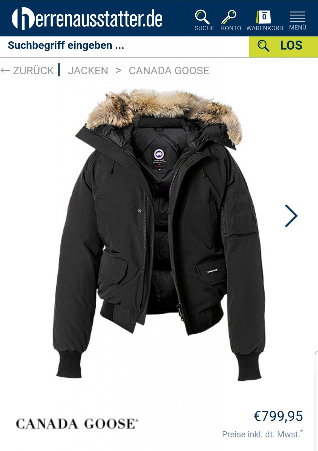 canada goose jacke bis samstag in 67069 Ludwigshafen am Rhein