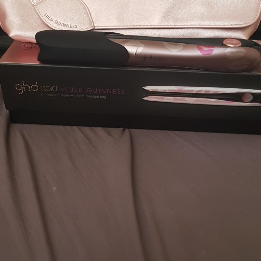 Ghd gold by lulu guinness outlet hair straightener limited edition