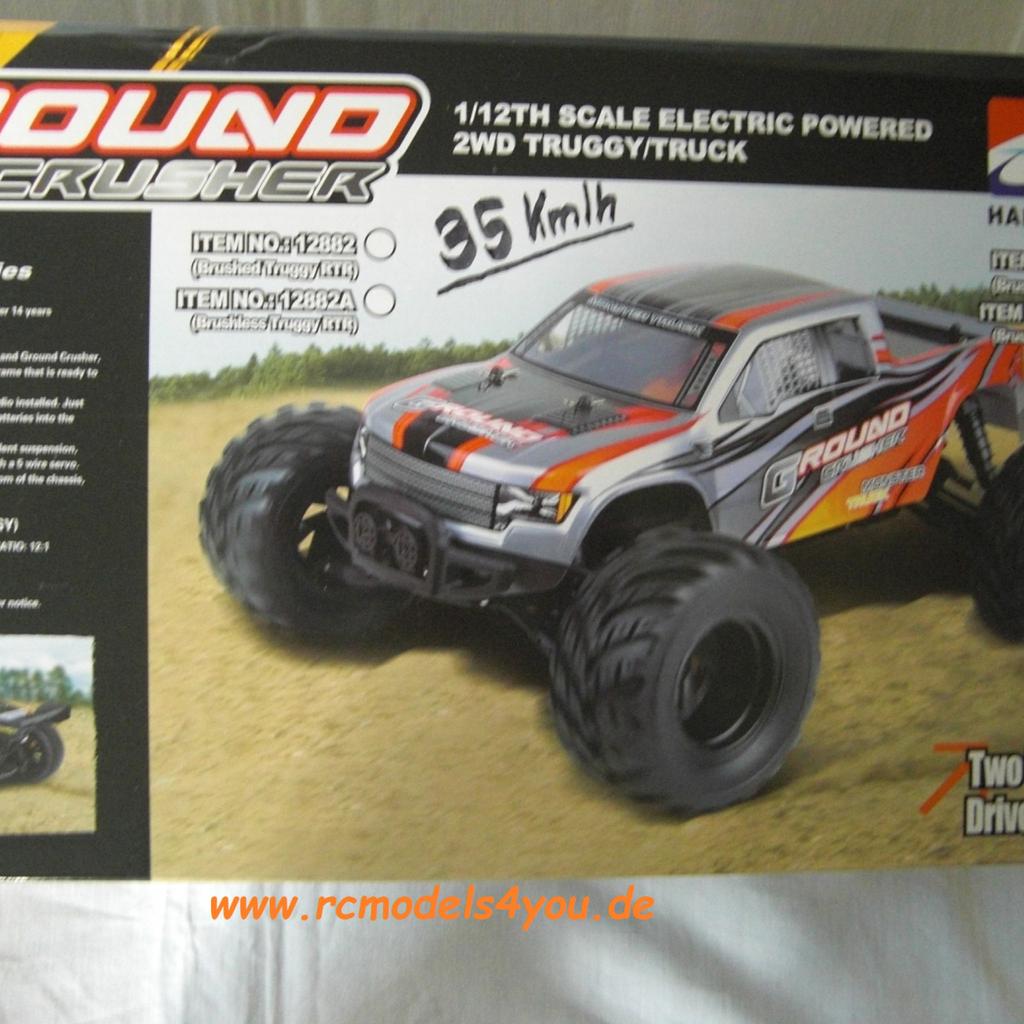 Ground crusher rc shop car