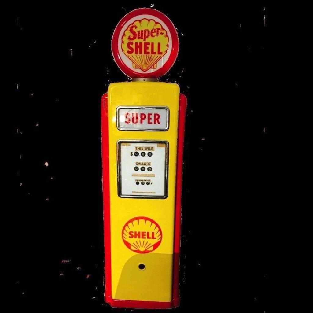 Distributore Shell Usa Anni 50’
Pompa di Benzina Distributore .USA Anni 50′,Restaurato e con Globo Illuminato.Misure;Altezza 1,90cm,Larghezza 50cm,Profondità 40cm!