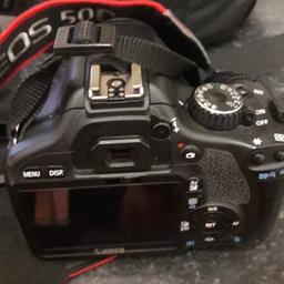 Camera plus lense (18-55),  2 batteries, memory card plus bag included. All very good condition