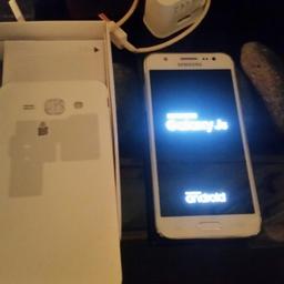here for sale is my unlocked Samsung Galaxy j5 the phone is in good condition has a couple of marks on the side but nothing major screen is in good condition comes with box charger and case