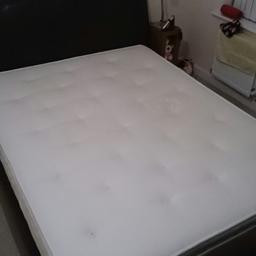 Excellent Condition 
Under 1 Year old 
Firm/Hard Mattress 
Size 150 x 200 
Taylor and Finch King-size Mattress 
10500 3D Airflow Silk Pocket Sprung Cream Mattress 
RRP £349.99 
No rips or marks 
Smoke Free Home 
Collection Saltergate Chesterfield 
No Time Wasters 
BUYER MUST COLLECT WITH A VAN!! NO DELIVERY!!