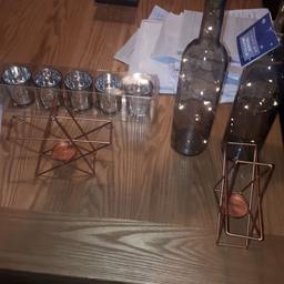Glass light bottles x3= £2
Tea lights x5= £2
Star candle holders x2 = £1