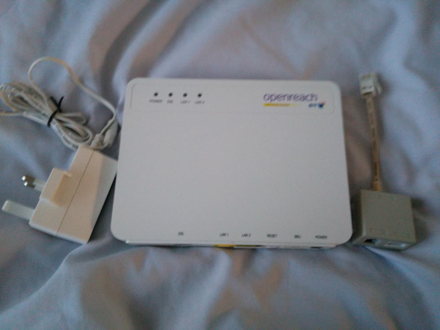 BT Openreach Fibre Modem MODEMS (Bt,Sky,Talk) in London Borough of