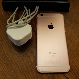 Due to upgrade I am selling my iPhone 6s.
Gorgeous looking phone in rose gold and white
Fully working - if collecting buyer is welcome to see this
Unlocked so can be used on all networks
No box but includes original apple charger
Crack to left hand bottom corner and some other light scratches as expected with the age of the phone - see photos - quoted £60 locally for replacement front screen
Grab a bargain