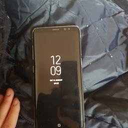 s8 good condition few light scratches on screen and tiny crack in top corner of phone box and charger 200 ono