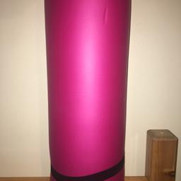 Large pink yoga mat .