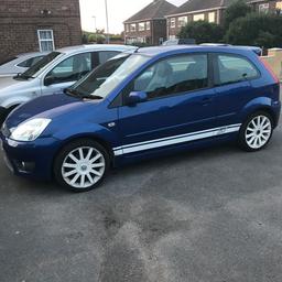 For sale is my fiesta st 55 reg runs and drives only done 70000 miles front grill missing  and knocking engine and run out of mot so spares or repairs
Need space as me old man is moaning