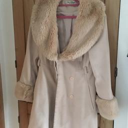 Miss Selfridge Coat - pale pink. Great condition. Size 8. Smoke free household.
