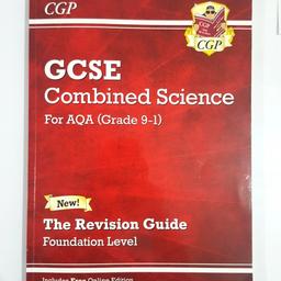 This was only bought last year and barely used, it is practically brand new! Great content and will be really useful to someone with the exam season coming up. 😊 Please note that this is the FOUNDATION level revision guide.  I'm unsure if the code for the online edition is still valid, though!

Pick up from CH41 or happy to post if you cover delivery. ☺